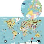 VILAC magnetinis pasaulio žemėlapis